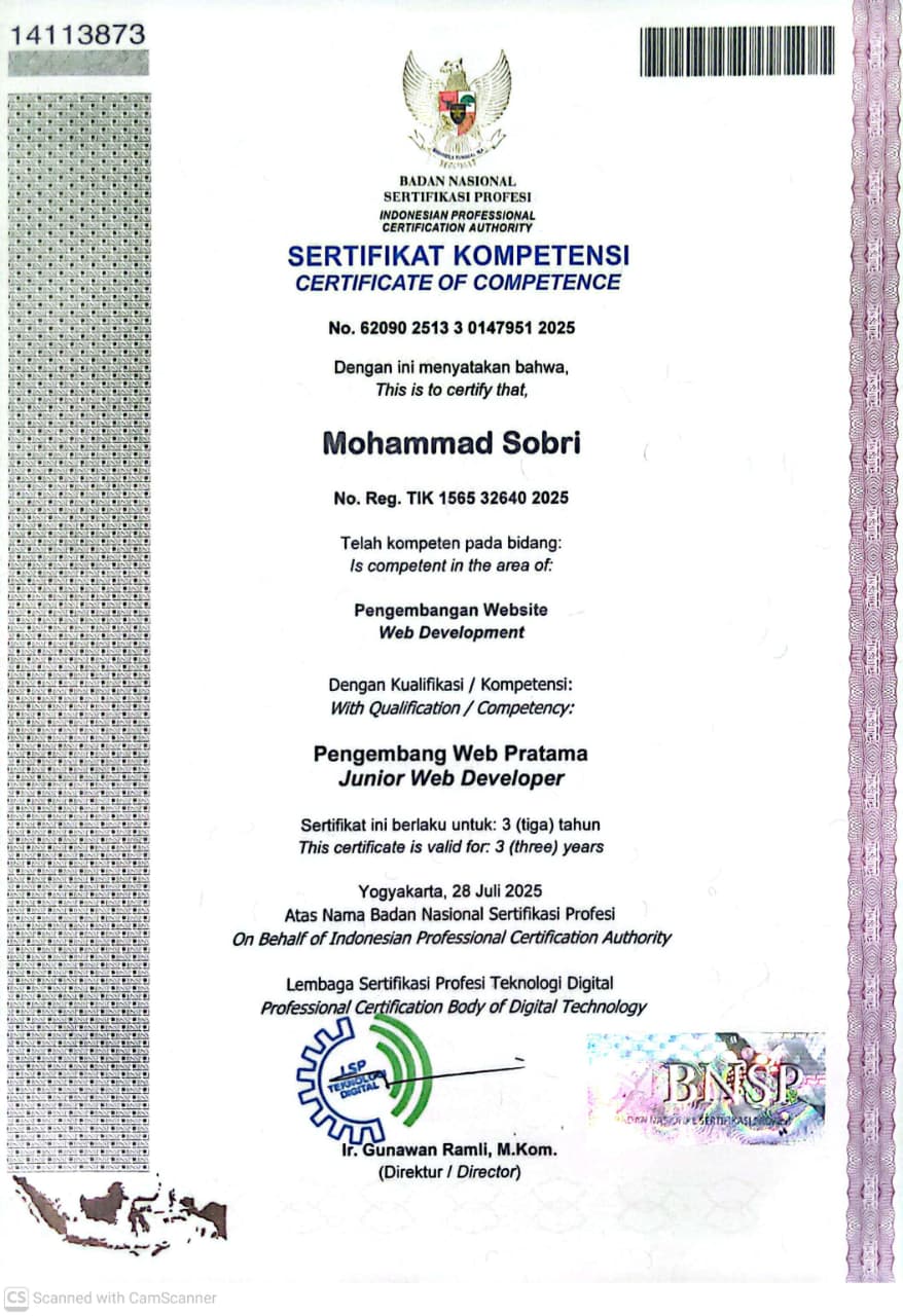Professional Competency Certification