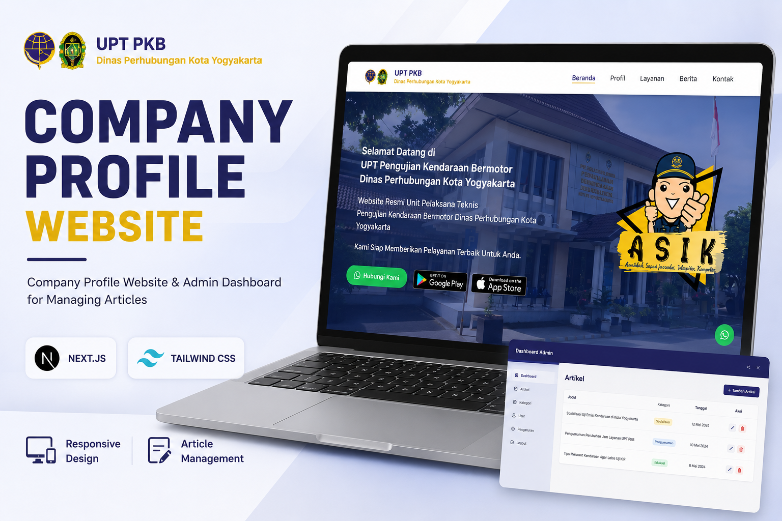Company Profile UPT PKB – Dinas Perhubungan Kota Yogyakarta